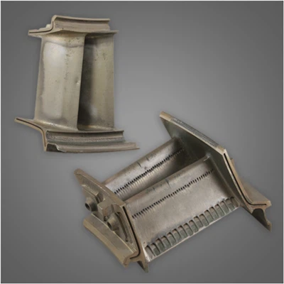 Paleta de ghidare a turbinei Hastelloy C-22